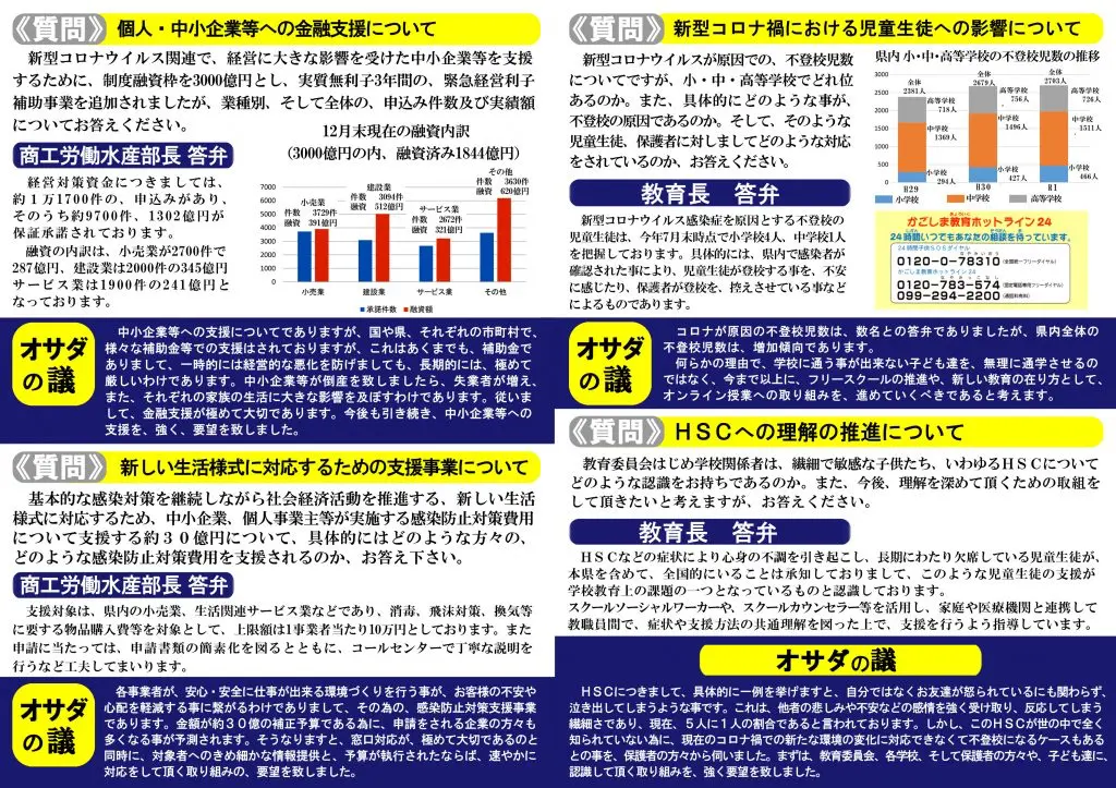 おさだ康秀県政通信vol11